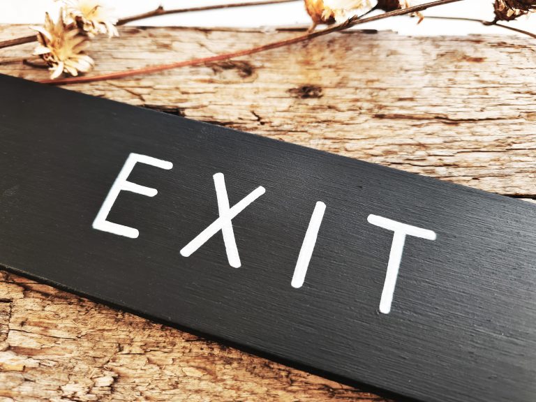exit tábla